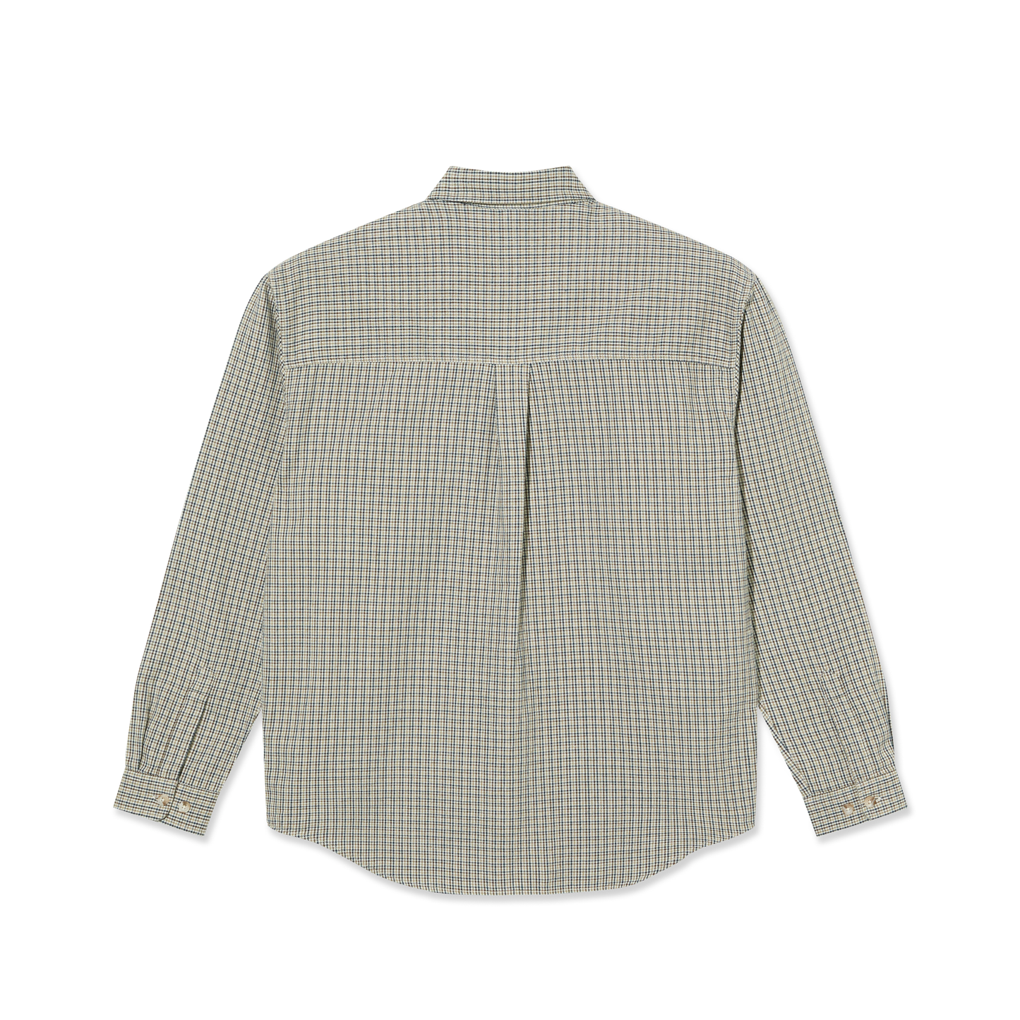 POLAR SKATE CO - MITCHELL LS SHIRT - CREME CHECK