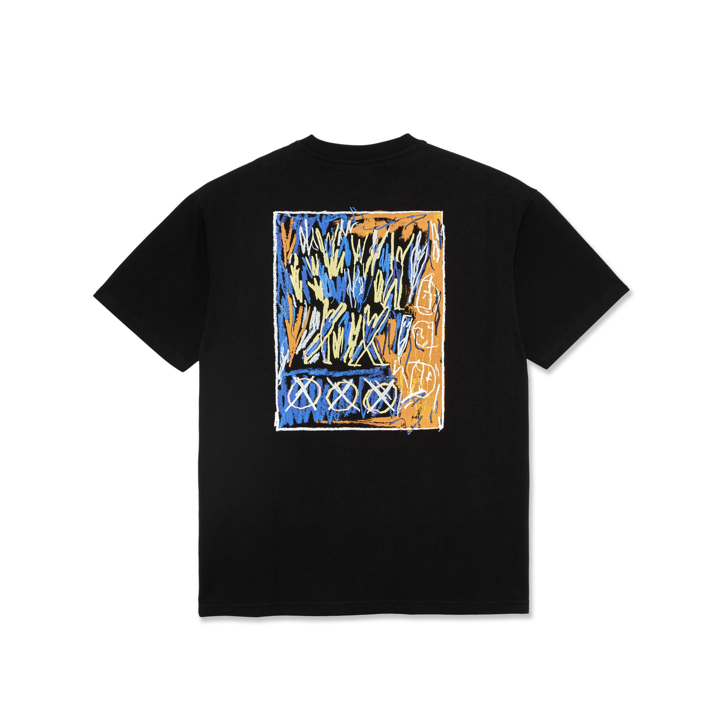 POLAR SKATE CO - CAMPFIRE TEE - BLACK