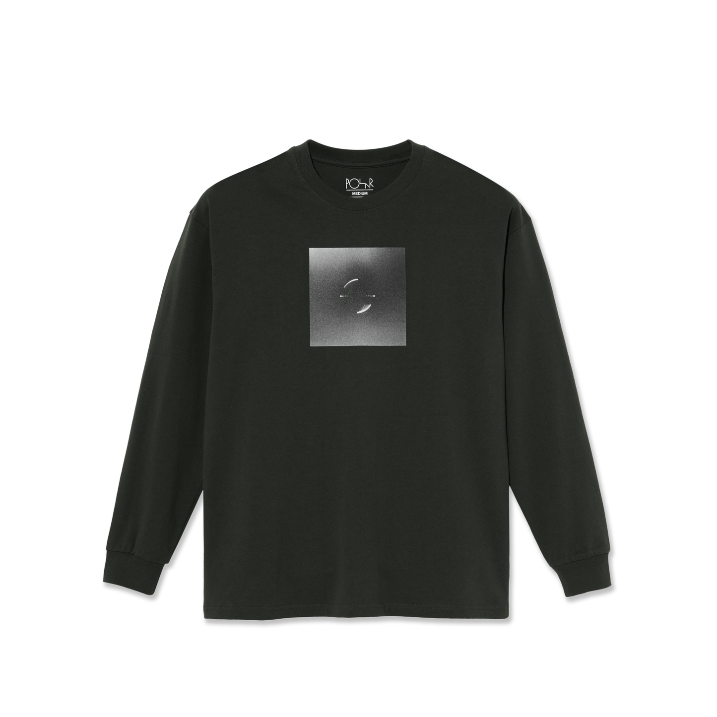 POLAR SKATE CO - MAGNETIC FIELD LS TEE - DIRTY BLACK