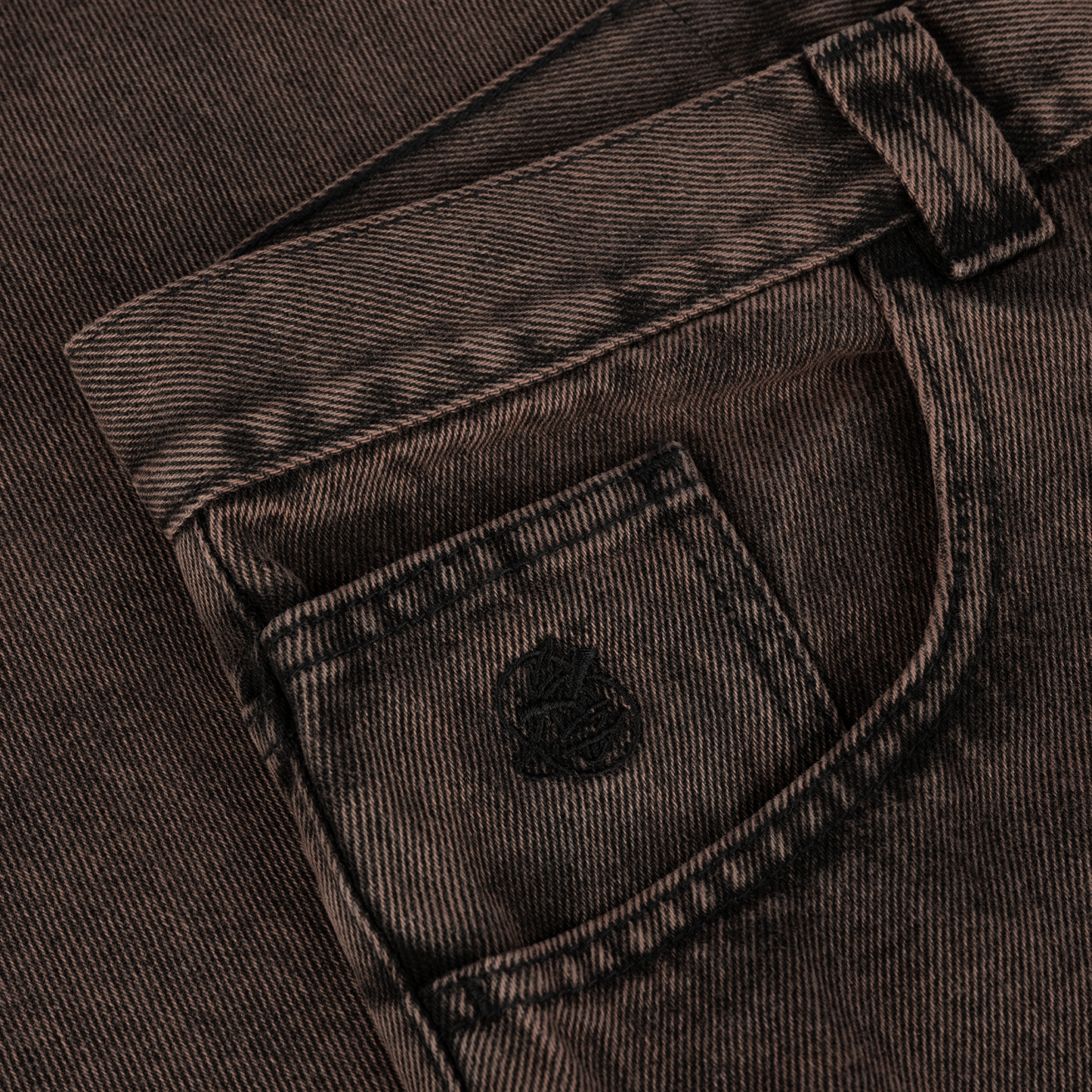 POLAR SKATE CO - '93! DENIM PANTS - MUD BROWN