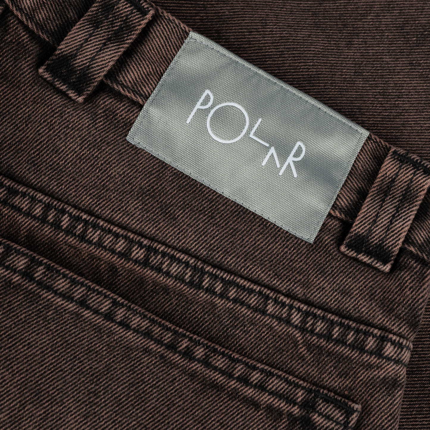 POLAR SKATE CO - '93! DENIM PANTS - MUD BROWN