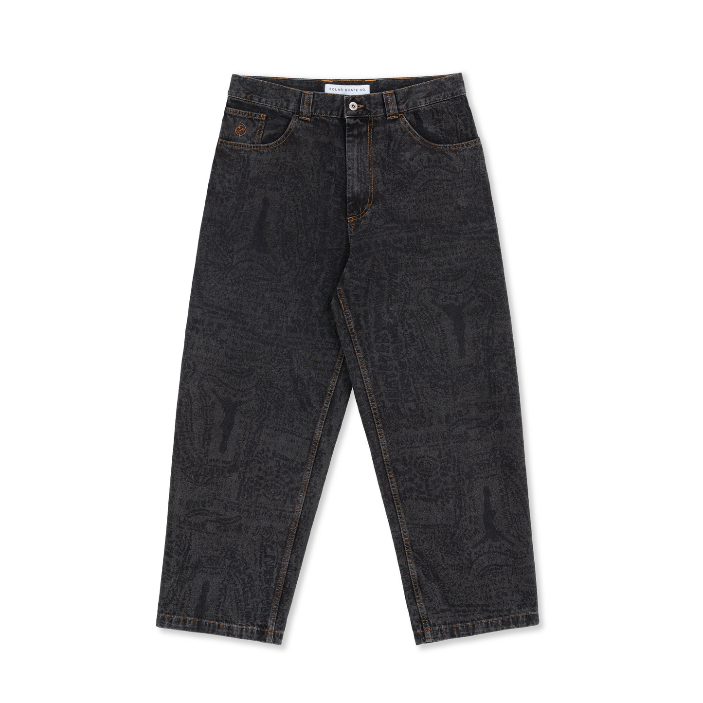 POLAR SKATE CO - EXIST BIG BOY PANTS - WASHED BLACK