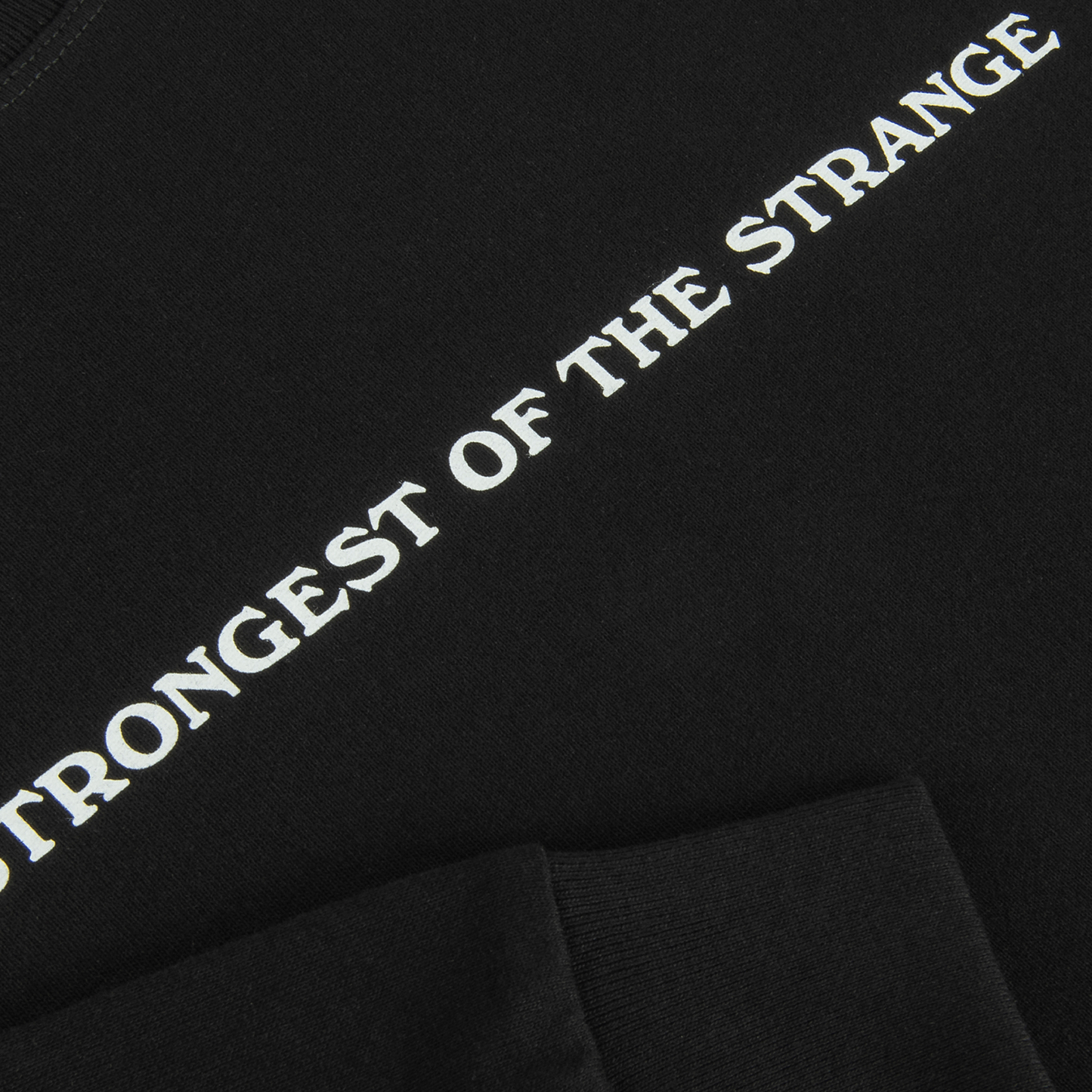 POLAR SKATE CO - STRONGEST OF THE STRANGE LS TEE - BLACK