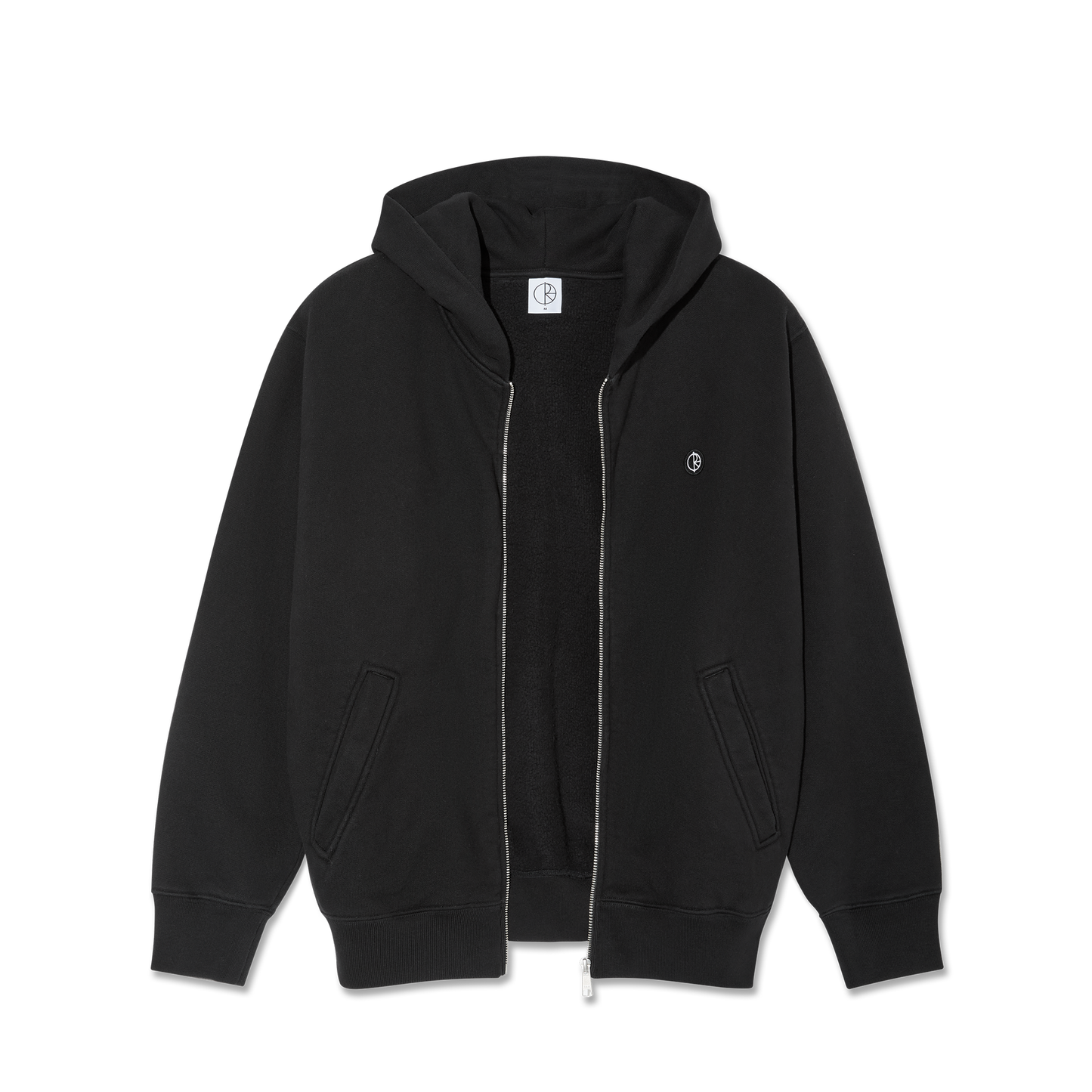 POLAR SKATE CO - ED ZIP HOODIE - BLACK