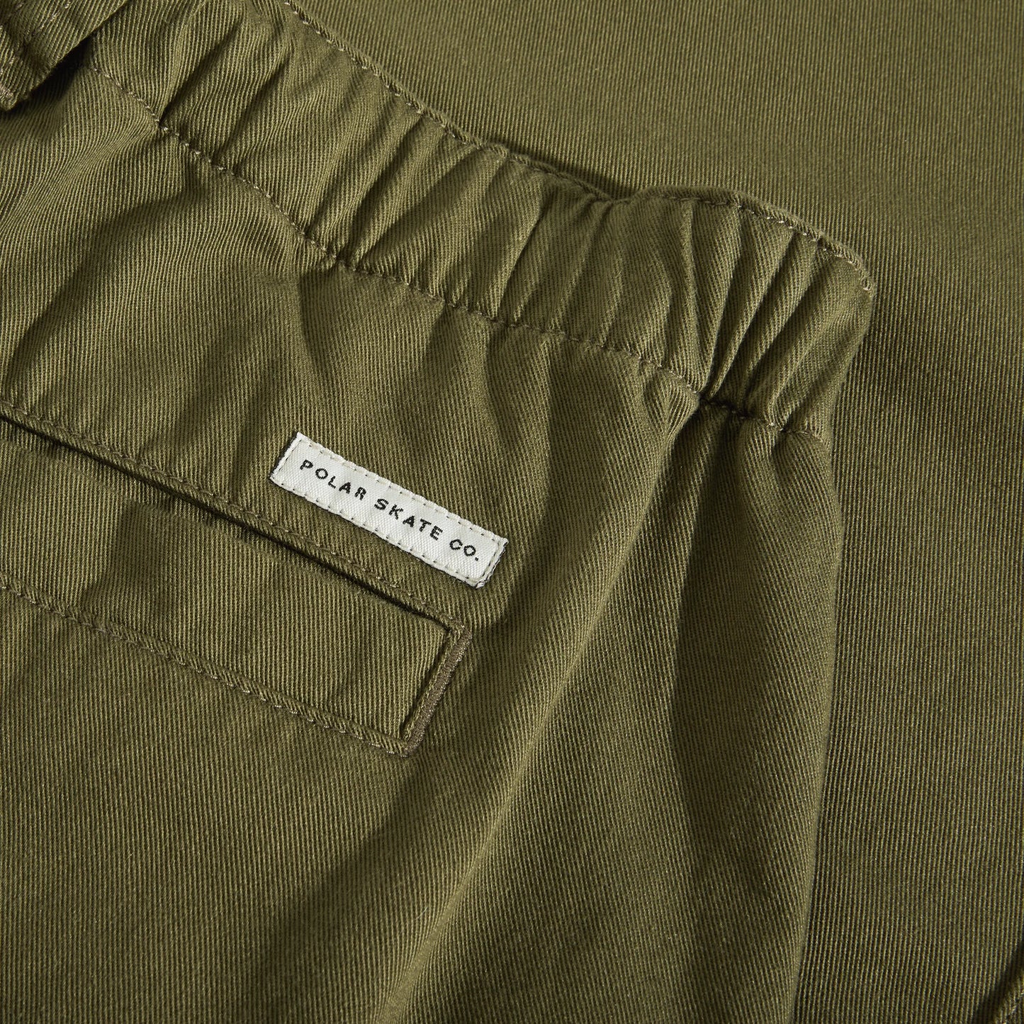 POLAR SKATE CO - RAILWAY CHINOS - ARMY GREEN