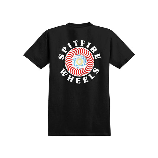 SPITFIRE - OG CLASSIC TEE - BLACK/RED