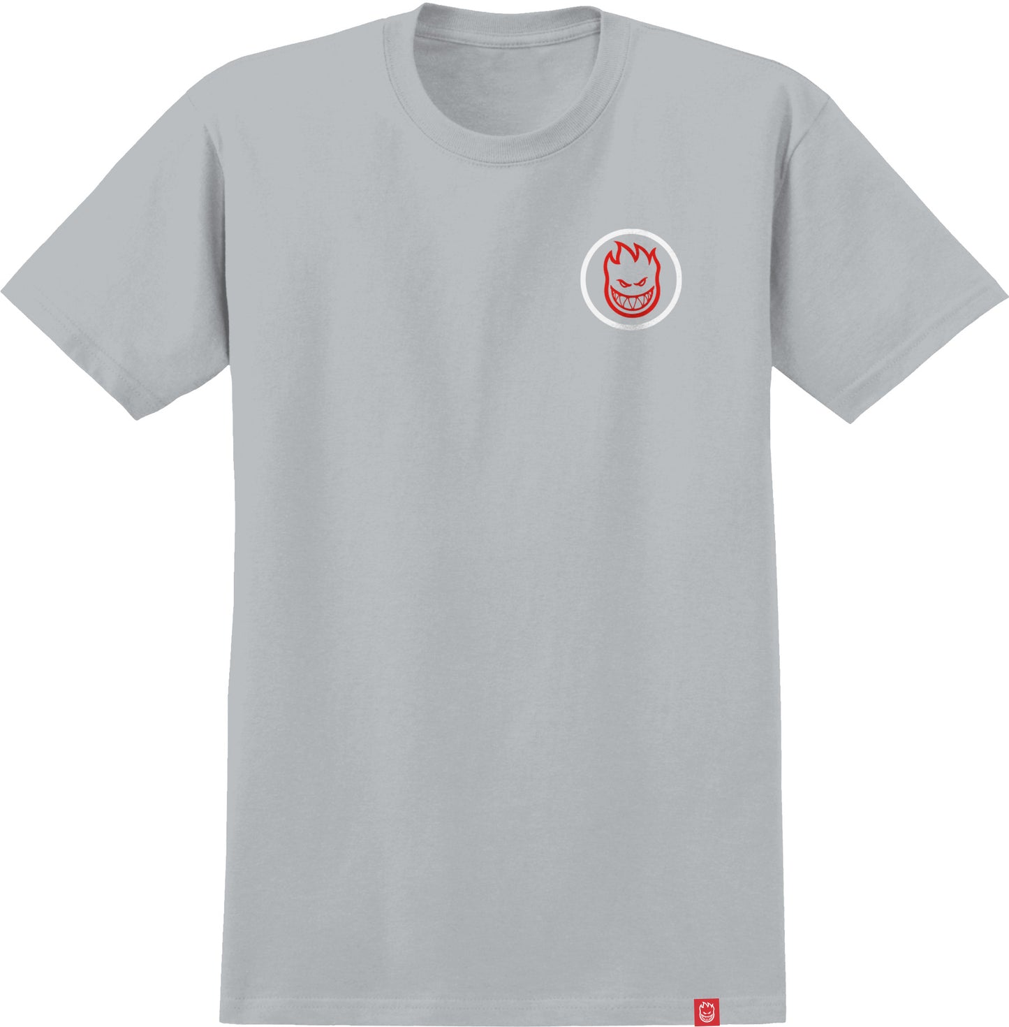 SPITFIRE - CLASSIC SWIRL OVERLAY TEE - SILVER