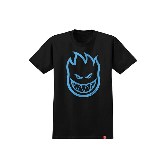 SPITFIRE - BIGHEAD TEE - BLACK/BLUE