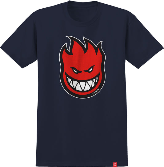 SPITFIRE - BIGHEAD FILL YOUTH TEE - NAVY/RED