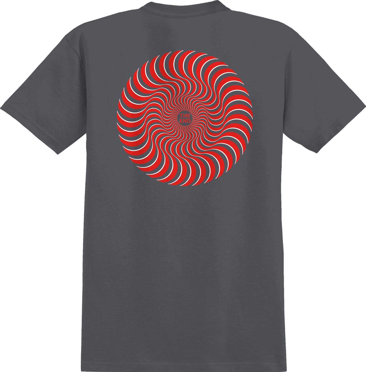SPITFIRE - CLASSIC SWIRL OVERLAY YOUTH TEE  - CHARCOAL