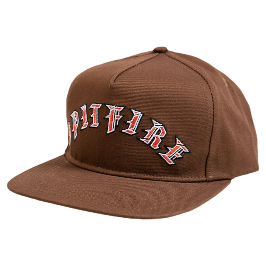 SPITFIRE - OLD E ARCH ADJUSTABLE CAP - BROWN/RED