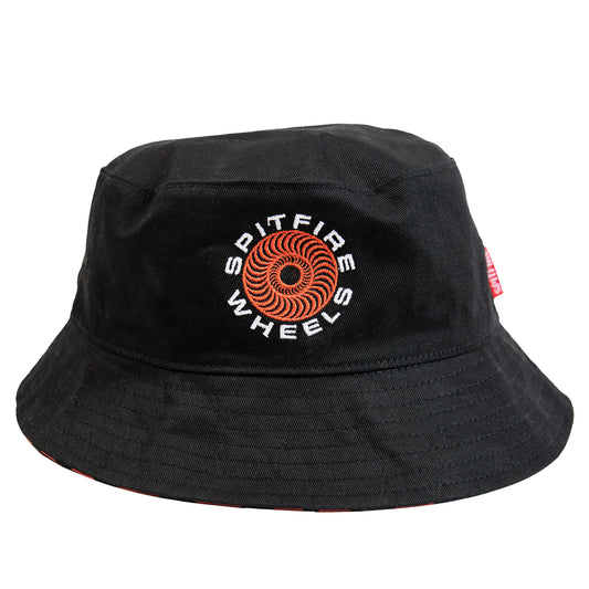 SPITFIRE - CLASSIC 87' SWIRL BUCKET HAT - BLACK
