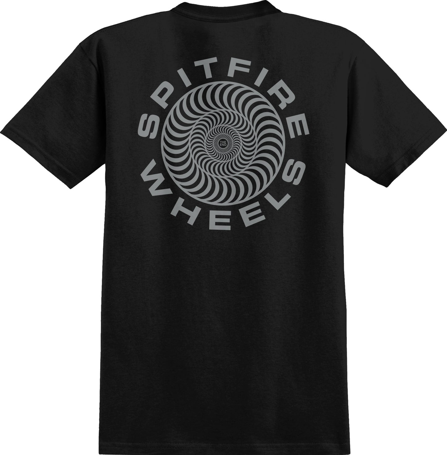 SPITFIRE - CLASSIC '87 SWIRL TEE - BLACK/SILVER