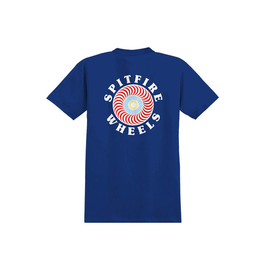 SPITFIRE - OG CLASSIC TEE - ROYAL BLUE - YOUTH SIZE