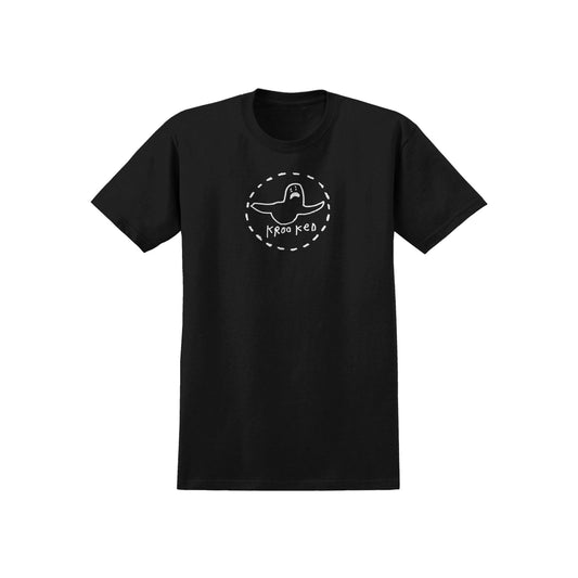 KROOKED - TRINITY TEE - BLACK