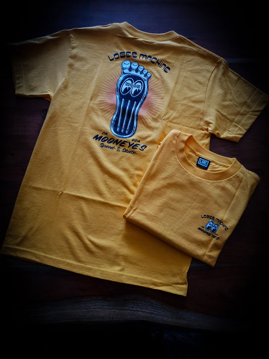 LOSER MACHINE - GAS PEDAL TEE - GOLD