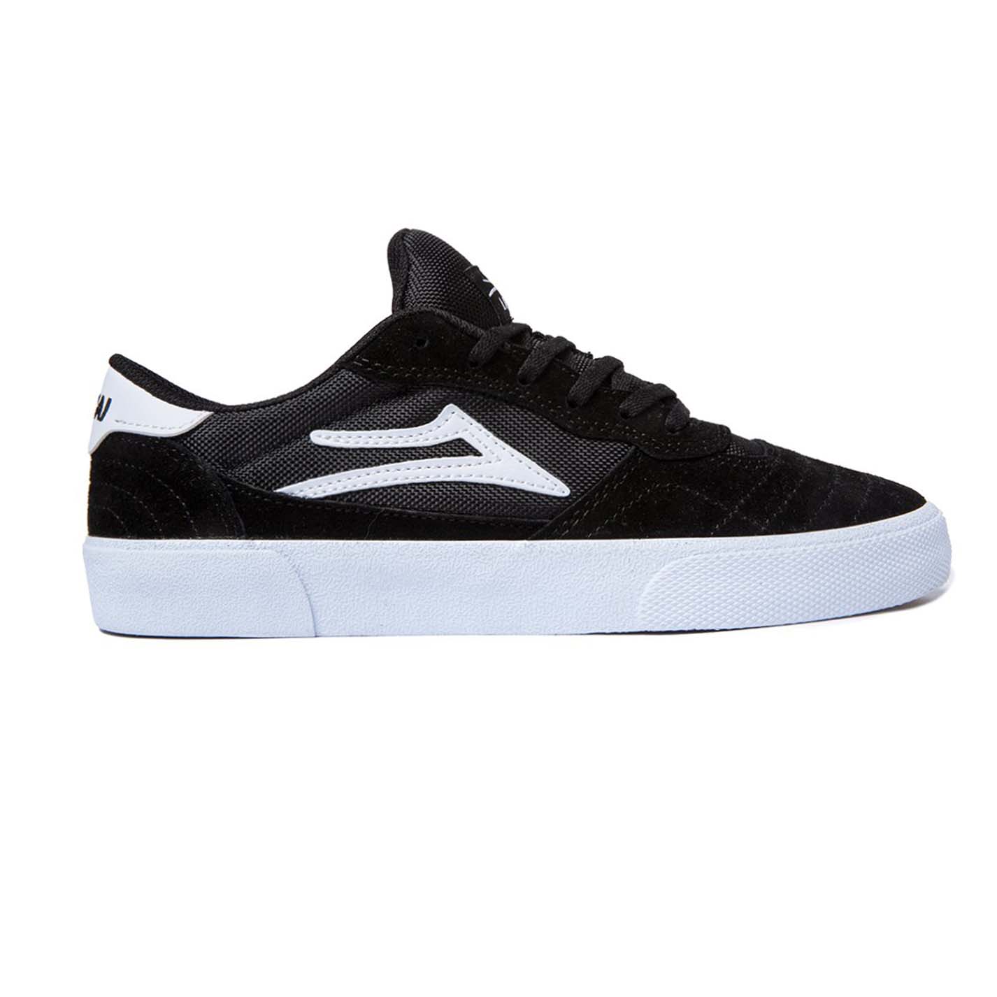 LAKAI - CAMBRIDGE SHOES - BLACK/WHITE SUEDE