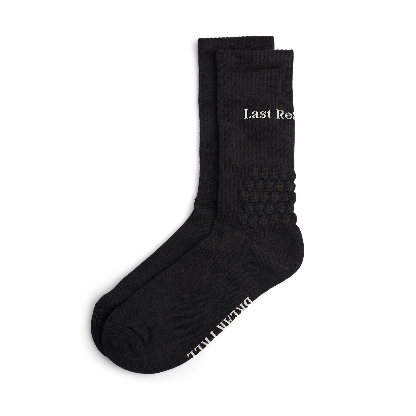 LAST RESORT AB - RIGHT ANGLE BUBBLE SOCKS - BLACK