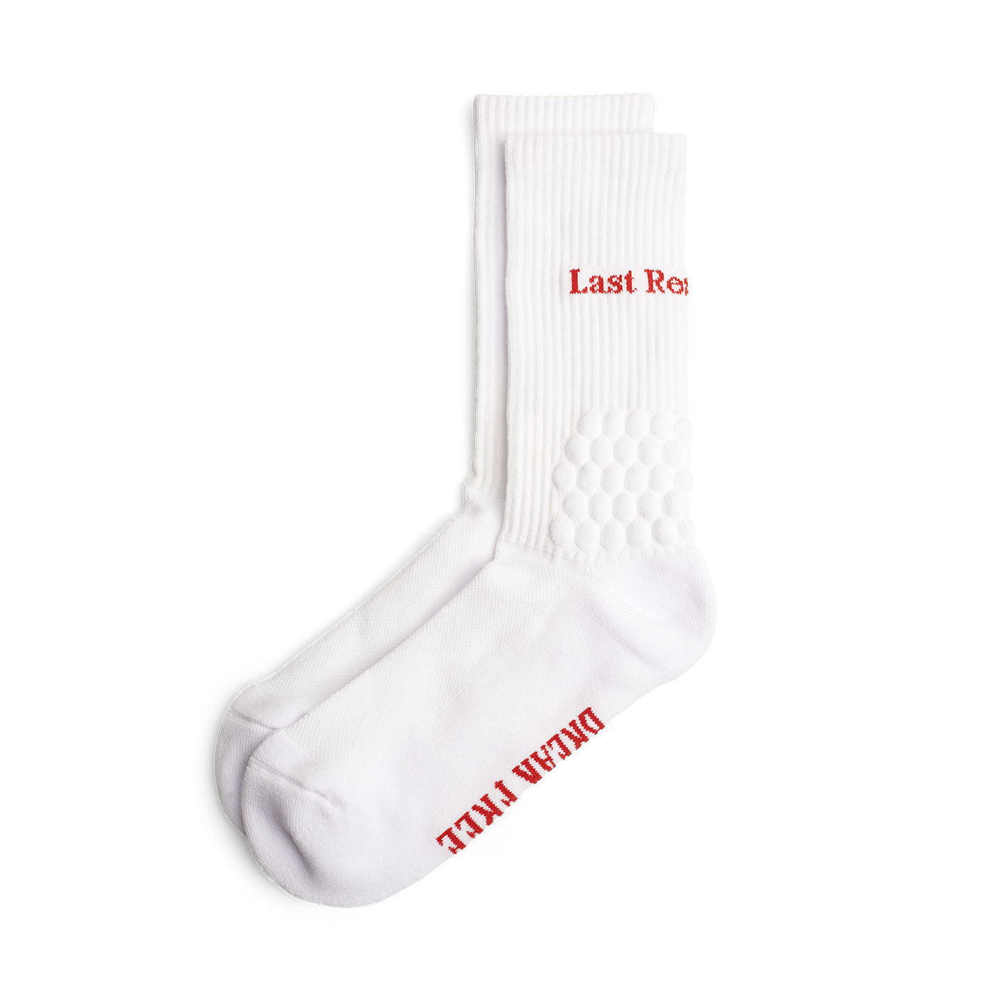 LAST RESORT AB - RIGHT ANGLE BUBBLE SOCKS - WHITE