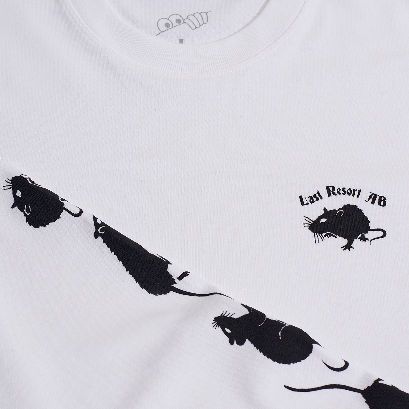 LAST RESORT AB - RAT RACE LS TEE - WHITE