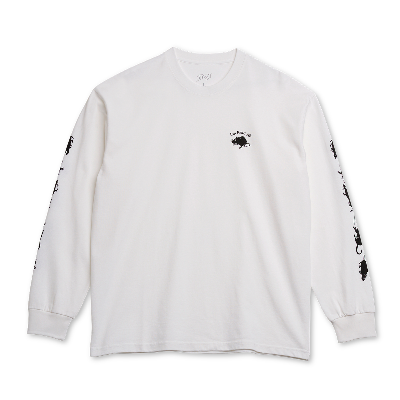LAST RESORT AB - RAT RACE LS TEE - WHITE
