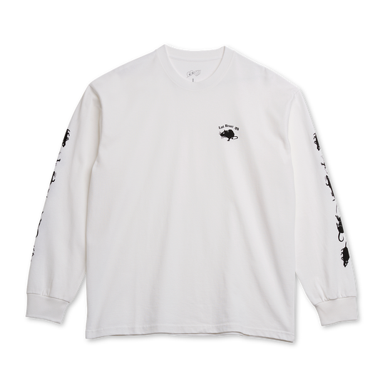 LAST RESORT AB - RAT RACE LS TEE - WHITE