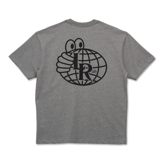 LAST RESORT AB - ATLAS MONOGRAM TEE - GREY/BLACK