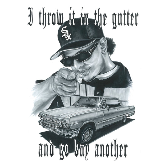 THROW IT IN THE GUTTER - EAZY-E A3 LIMITED EDITION PRINT