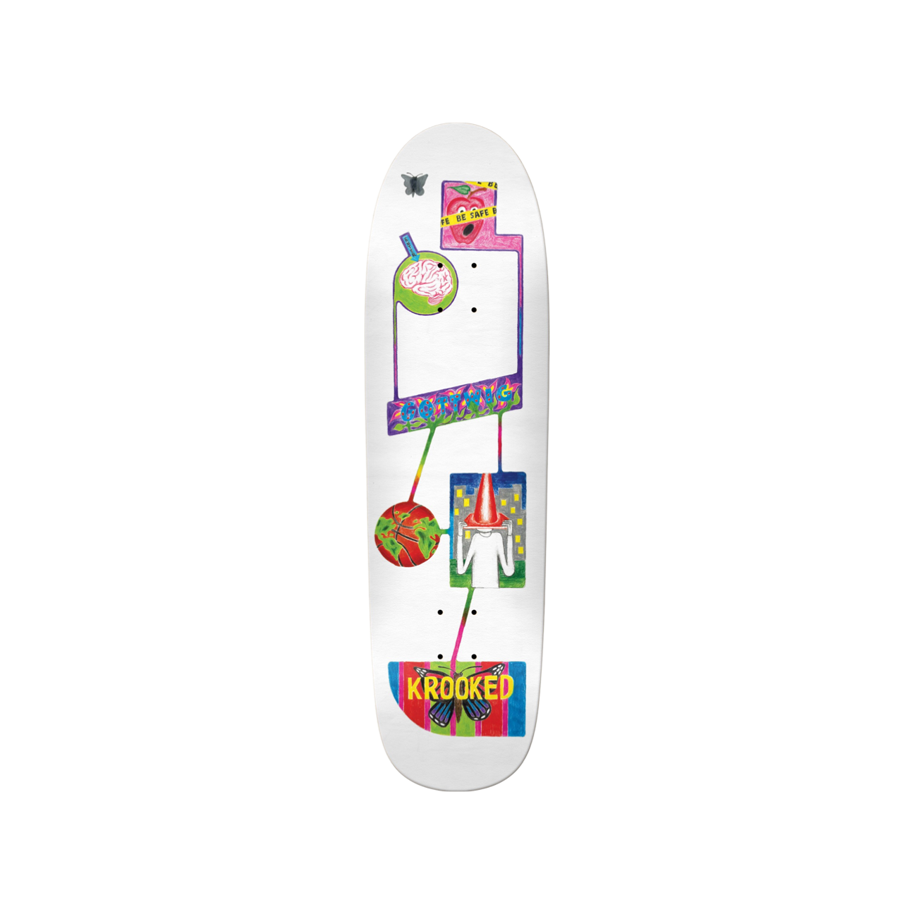 KROOKED - GOTTWIG BE SAFE DECK - 8.88"