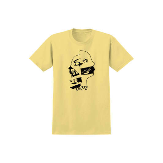 KROOKED - TWO FACE TEE - YELLOW