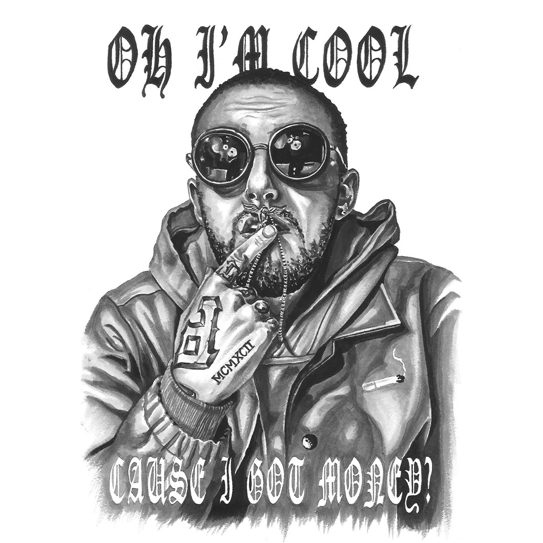 OH I'M COOL MAC MILLER A3 LIMITED EDITION PRINT – New Traditions