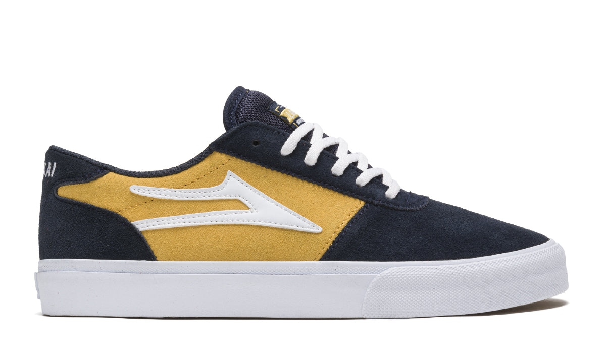 LAKAI - MANCHESTER SHOES - NAVY/ WHITE SUEDE