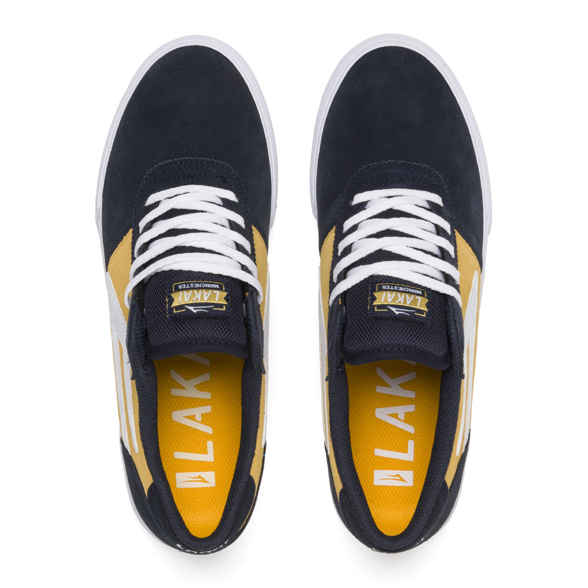 LAKAI - MANCHESTER SHOES - NAVY/ WHITE SUEDE
