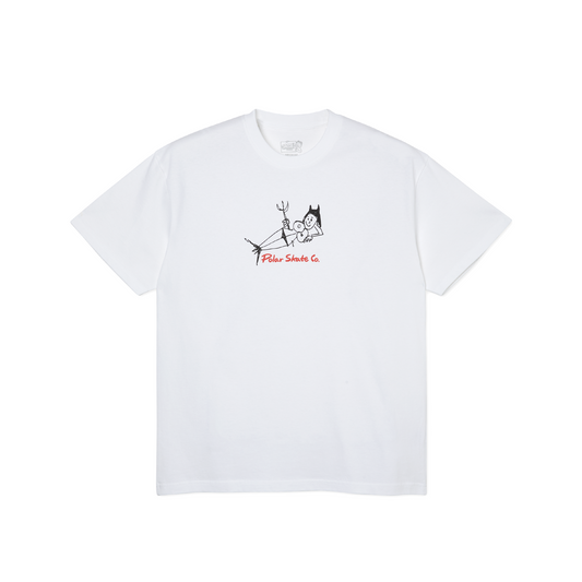 POLAR SKATE CO - DEVIL WOMAN TEE - WHITE