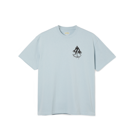 POLAR SKATE CO - JUNGLE TEE - LIGHT BLUE