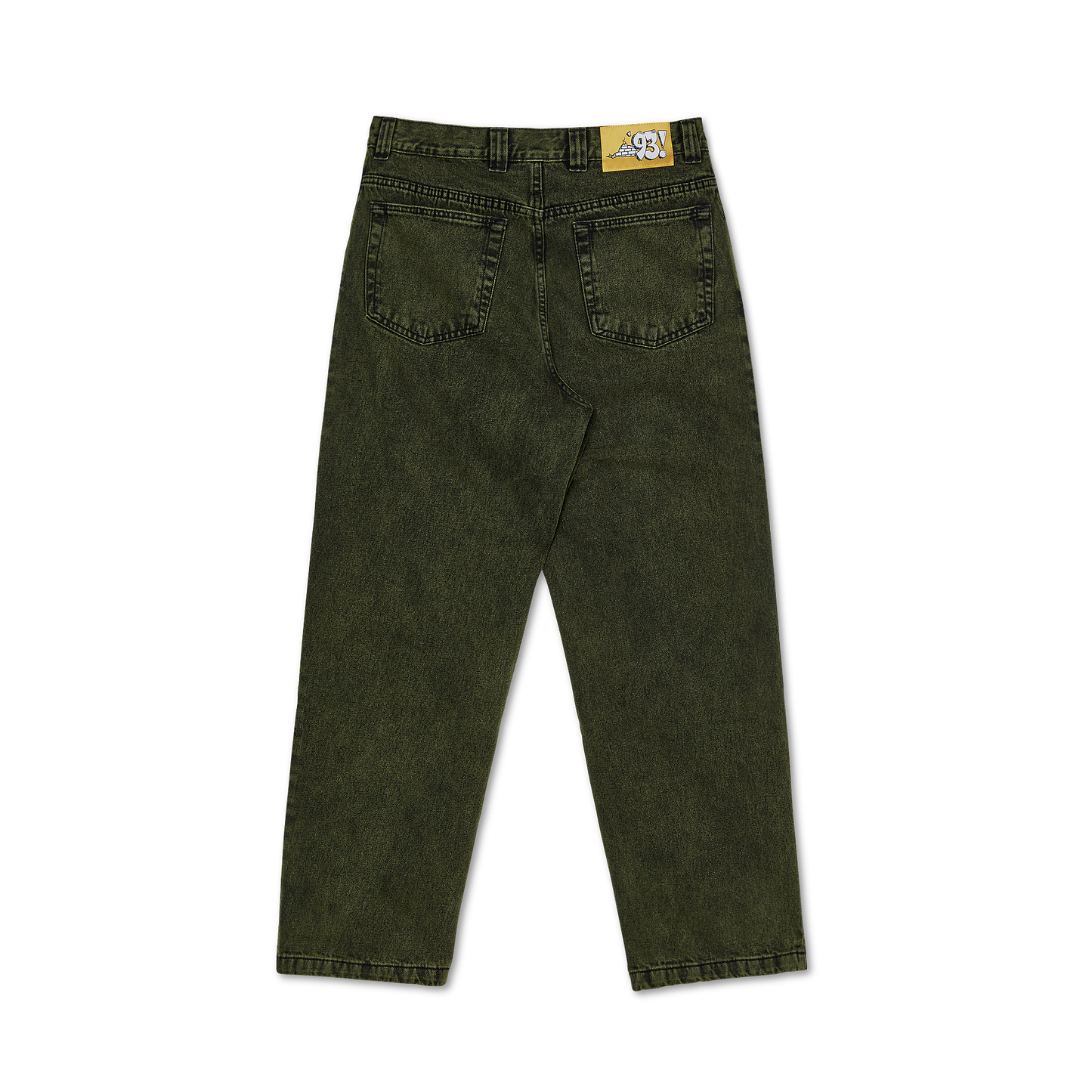 POLAR SKATE CO - '93! DENIM JEANS - GREEN BLACK