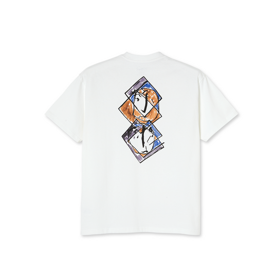 POLAR SKATE CO - TWISTED TEE - WHITE