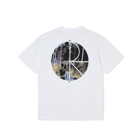 POLAR SKATE CO - FOREST FILL LOGO TEE - WHITE