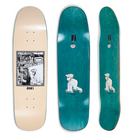 POLAR SKATE CO - OSKAR ROSENBERG GORILLA KING DECK - CREAM