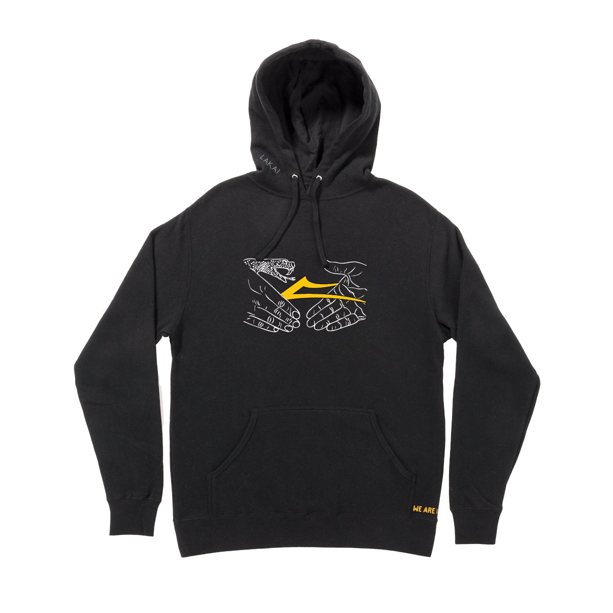 LAKAI X DOOMSAYERS - SHAKE FLARE HOODIE - BLACK