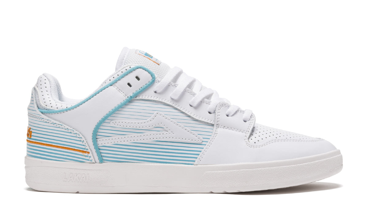 LAKAI - TELFORD LOW SHOES - WHITE LEATHER