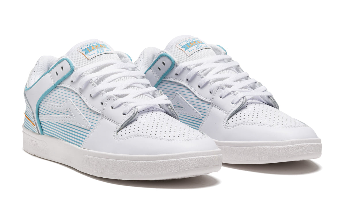 LAKAI - TELFORD LOW SHOES - WHITE LEATHER