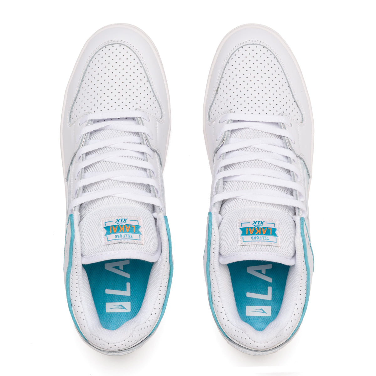 LAKAI - TELFORD LOW SHOES - WHITE LEATHER