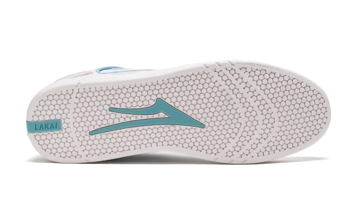 LAKAI - TELFORD LOW SHOES - WHITE LEATHER